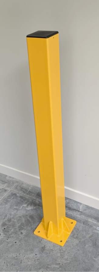 100mm WPS Heavy Duty Square Bollard | Warehouse Safety