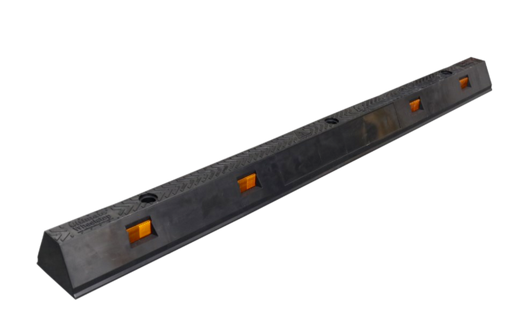 Heavy-Duty Plastic Wheel Stop | Warehouse Safety Solutions