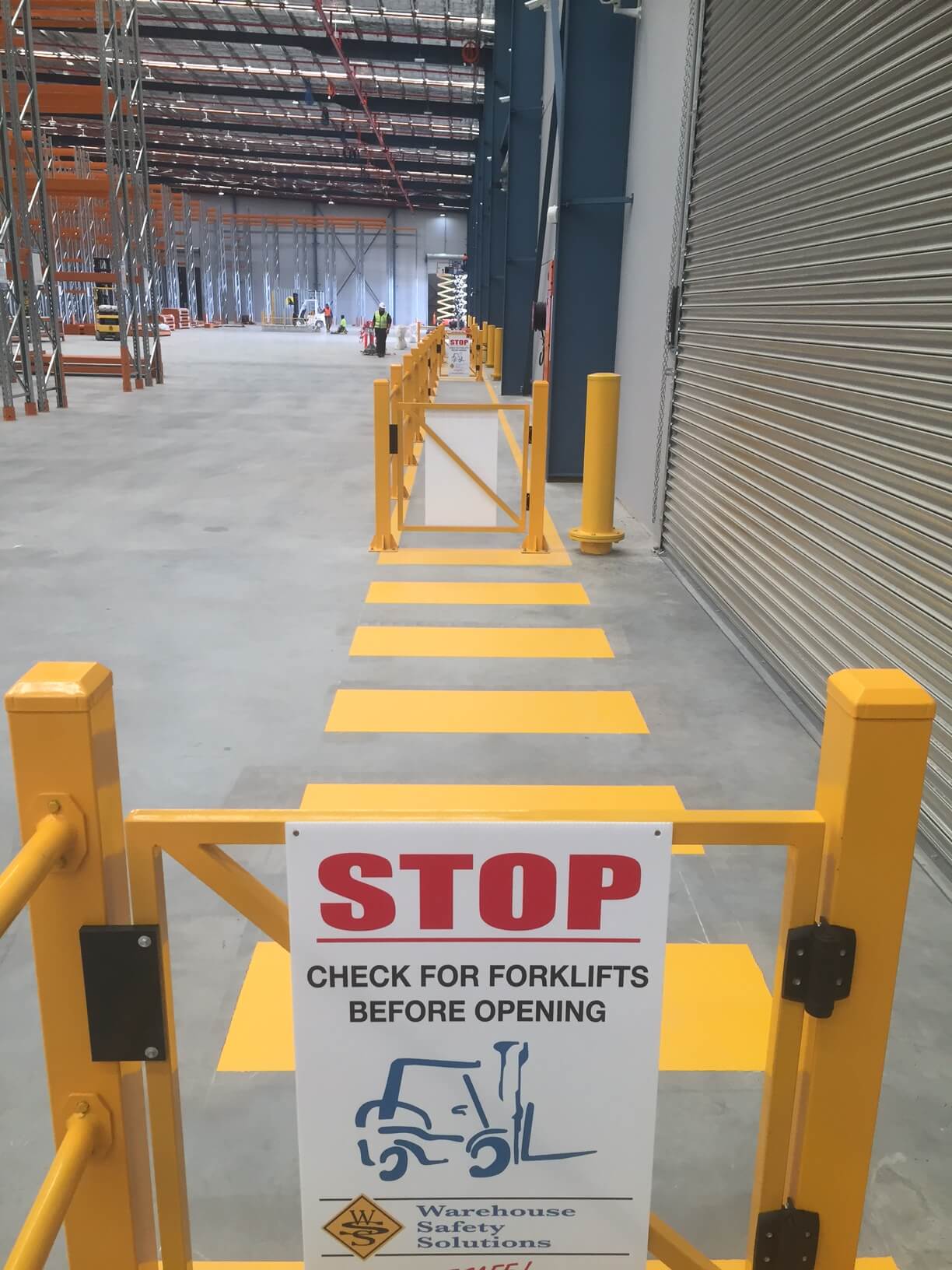 forklift safety barriers